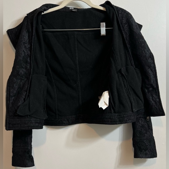 BDB David Bitton Lace Moto Jacket XS - Picture 12 of 13
